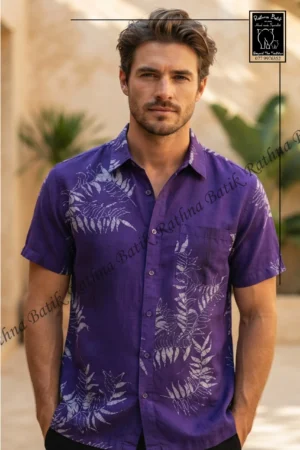 11215 Men's Cotton Batik Shirt
