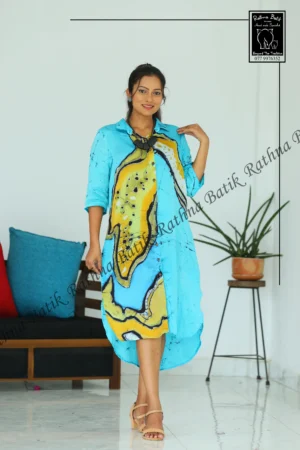 5DIV4293 Batik Frock
